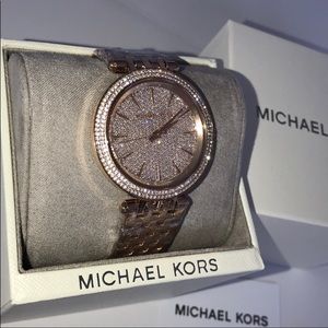 Rose gold Michael Kors watch